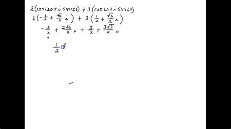 Addition and Subtraction of Complex Numbers in Trig Form - YouTube