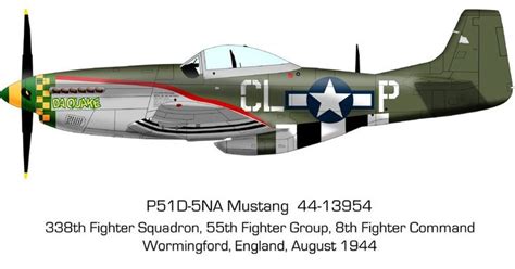 Pin by Bubbatbass on 55TH FIGHTER GROUP !!! | Wwii fighter planes, Wwii fighters, P51 mustang