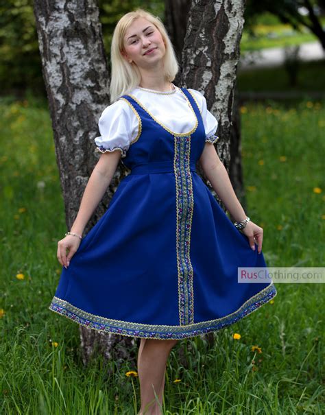 Folk Russian dance costume ''Allenka'' | RusClothing.com