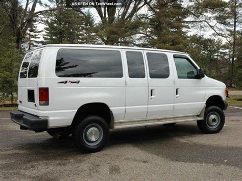 2006 Ford E350 Xl Duty Passenger Van, Diesel, 4 X 4