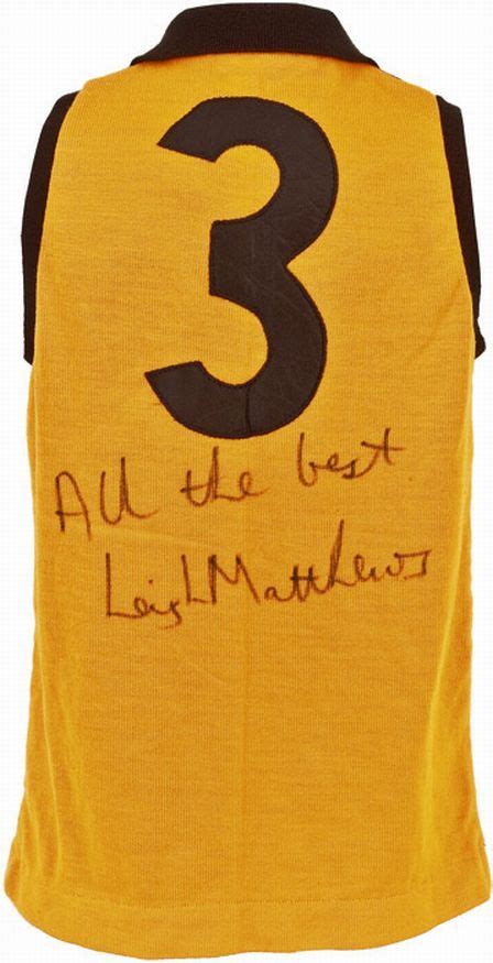 Leigh Matthews Signed Hawthorn Jumper with Number 3 - Sporting - AFL ...