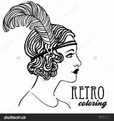 Flapper Coloring Pages For Adults Sketch Page sketch template