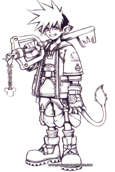 "According to some concept art released by Square Enix, Sora was ...