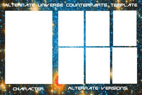 Alternate Universe Counterpart Template by The-JMP on DeviantArt