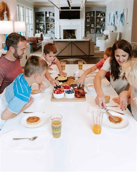 Family Breakfast Table