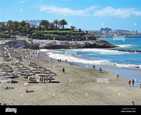 Costa Adeje beach, Tenerife Canary Islands Spain Stock Photo - Alamy