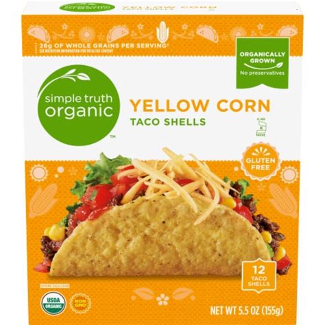 Simple Truth Organic™ Yellow Corn Taco Shells, 12 ct / 5.5 oz - Kroger