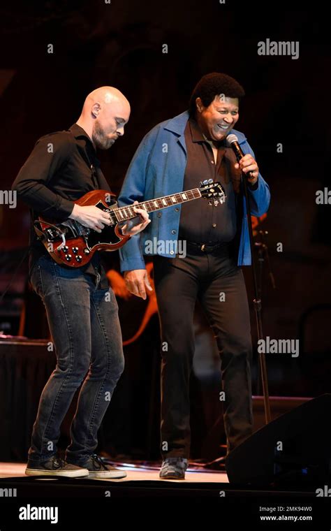 Ernest Evans, know as Chubby Checker performs at Ultimate Flashback Concert at Magic City Casino ...