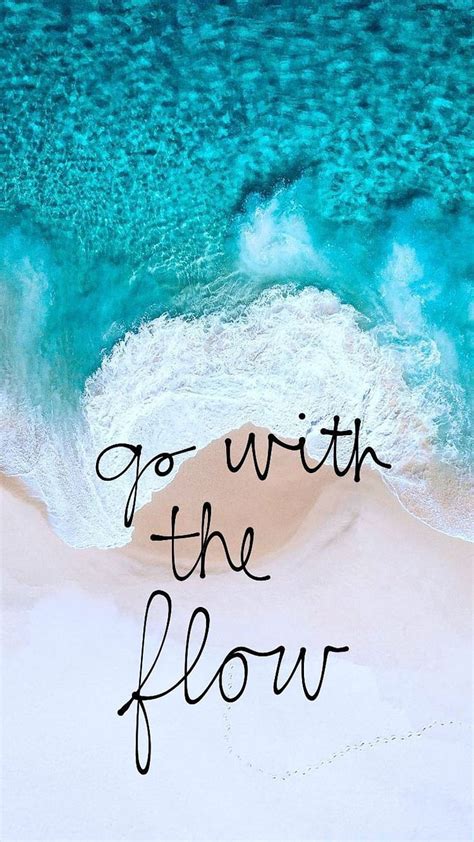 Against the flow, beach, go with the flow, inspiration, moana, ocean, quotes, HD phone wallpaper ...