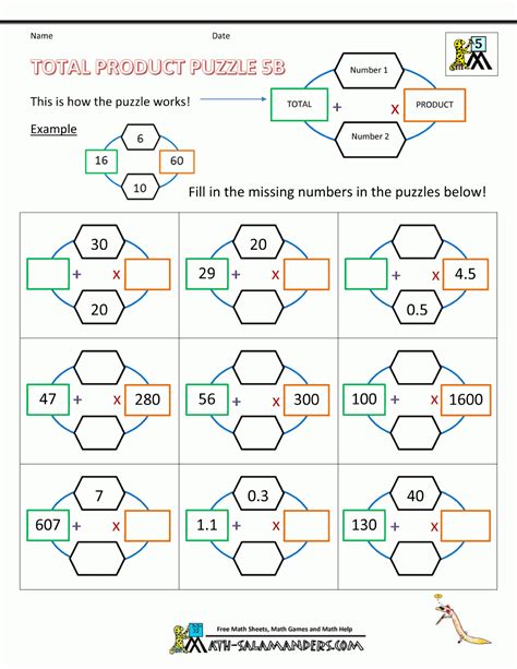 Printable Puzzles For 5Th Grade - Printable Crossword Puzzles