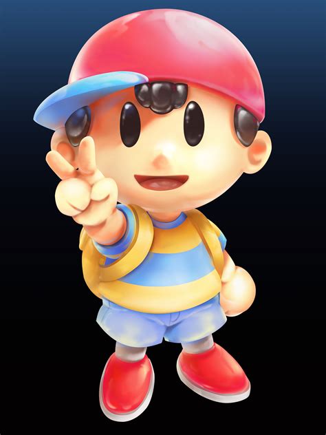 I drew Ness in the new Links Awakening art style : r/NintendoSwitch