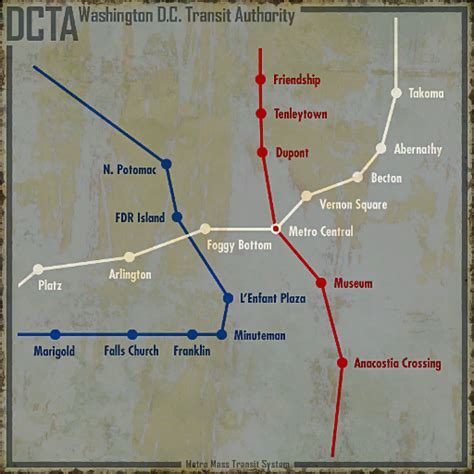 DCTA Metro map | Fallout Wiki | Fandom powered by Wikia