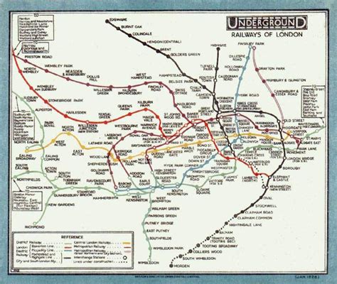 The History Of The Tube Map | Londonist