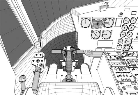 UH-1H cockpit. 3D Model $175 - .max .3ds .fbx - Free3D