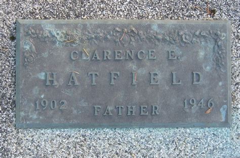 Clarence Eugene Hatfield (1902-1946) - Find a Grave Memorial