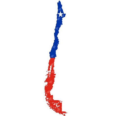 a map with the colors of red, white and blue painted on it's side