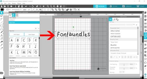 Using Font Creator in Silhouette Studio | Design Bundles