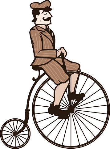 Free Penny Farthing Clipart in AI, SVG, EPS or PSD