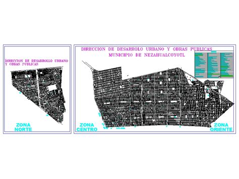 Plano del municipio de nezahualcoyotl edo. méxico (633.3 KB) | Bibliocad