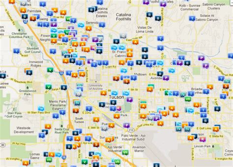 Tucson & Pima County crime map