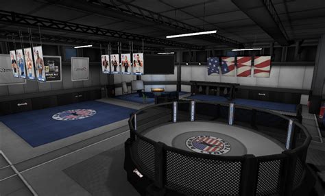 ArtStation - Federación de MMA - Gimnasios, Daniel Hughes | Gimnasio mma, Diseño de gimnasio, Mma