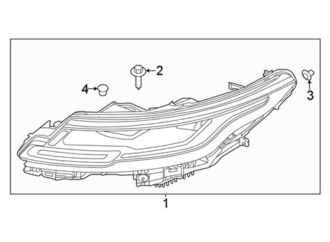 Land-rover Defender 90 Headlight Assembly. Standard, from VIN ...