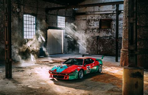 Photo shoot celebrating a special birthday: The BMW M1 Art Car by Andy ...