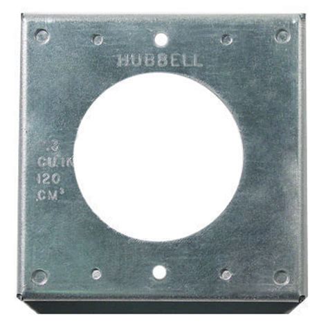 Hubbell HBL50SC 4 Inch Square 50 Amp Locking Opening Box Cover | Viking Electric