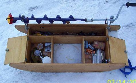 18 DYI Ice-Fishing Toboggans and Sleds ideas | ice fishing, ice fishing sled, sleds