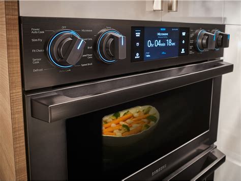 30 inch Flex Duo™ Chef Collection Microwave Combination Wall Oven in Matte Black Stainless Steel ...