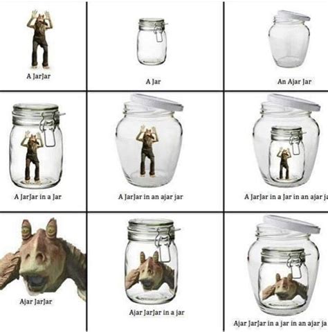 Jar Jar Binks | Funny star wars memes, Star wars humor, Star wars memes