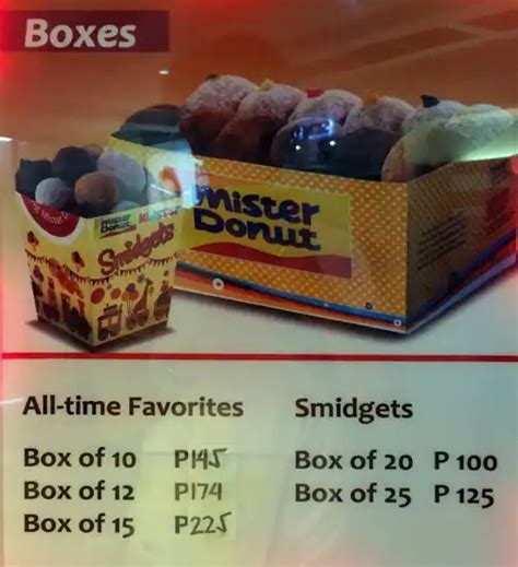 Mister Donut Menu, Menu for Mister Donut, Talisay City, Cebu - Zomato Philippines