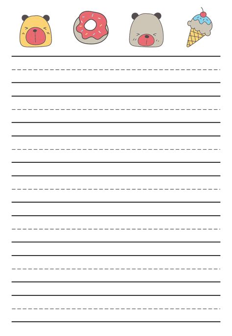 6 Best Images of Free Printable Handwriting Paper - Free Printable Writing Paper, Free Primary ...