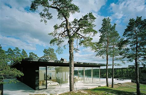 Modernist Swedish Architecture over Sea and Sun