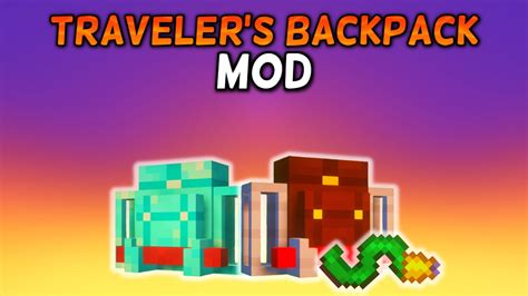 Minecraft: TRAVELER'S BACKPACK MOD | Minecraft Mods Showcase 1.19+ - YouTube