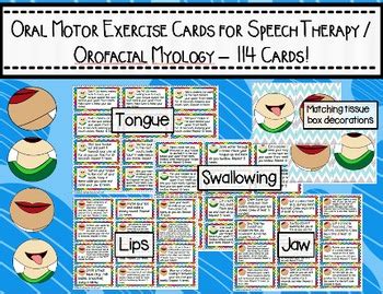 114 Oral Motor Exercises for Speech... by Miss V's Speech World ...