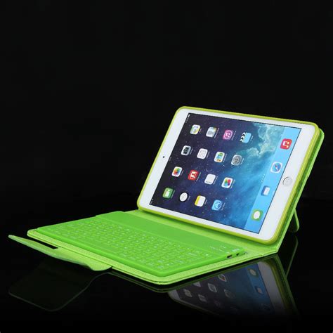 Stand PU Leather Case Cover with Bluetooth Keyboard Stylus for Apple iPad Mini | eBay