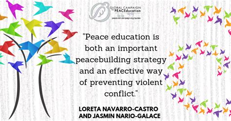 Peace education as peacebuilding strategy - Global Campaign for Peace Education