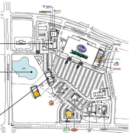 Fairfield Commons Mall Map