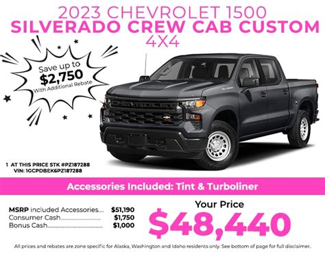 New Chevrolet Specials | Chevy Sales near Post Falls, ID