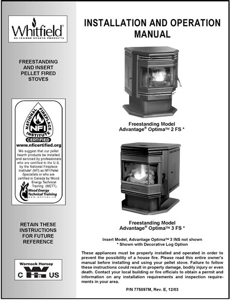 Whitfield Advantage 2 Pellet Stove Wiring Diagram - Wiring Diagram and ...