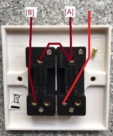 wiring a 2 gang light switch uk - IOT Wiring Diagram