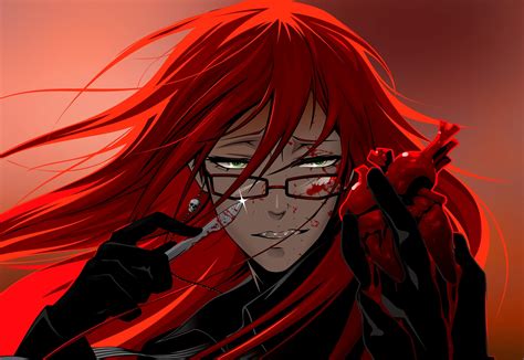 🔥 Download Wallpaper Kuroshitsuji Black Butler Grell Sutcliff Guy Red Hair by @kdoyle | Grell ...