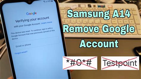 Latest Security! Samsung A14 (SM-A145R), Remove Google Account, Bypass FRP. - YouTube