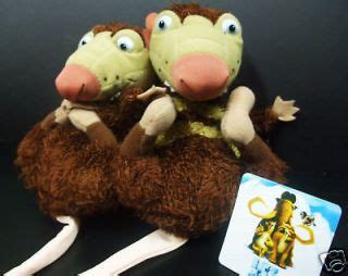 Ice Age 2 Crash and Eddie Opossum Stuffed Toy Set of 2 Plush 7 5 19cm