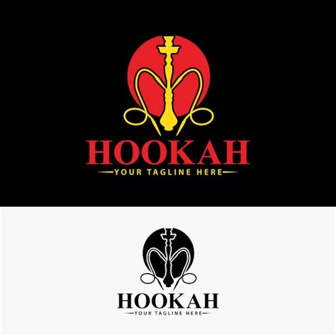 Premium Vector | Hookah logo design