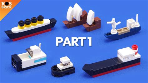 Lego Ships Mini Vehicles – Part 1 (Tutorial) – Tutorial