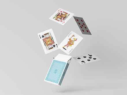 Free Playing Cards Mockup (PSD)