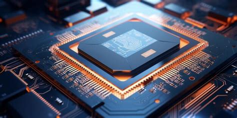 Premium Photo | Computer processor architecture chipset