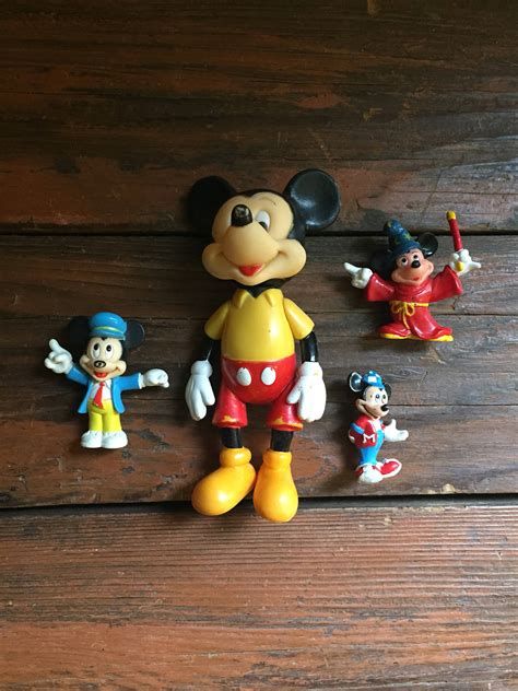 Lot of Vintage Mickey Mouse Toys / Disney / Large Poseable | Etsy